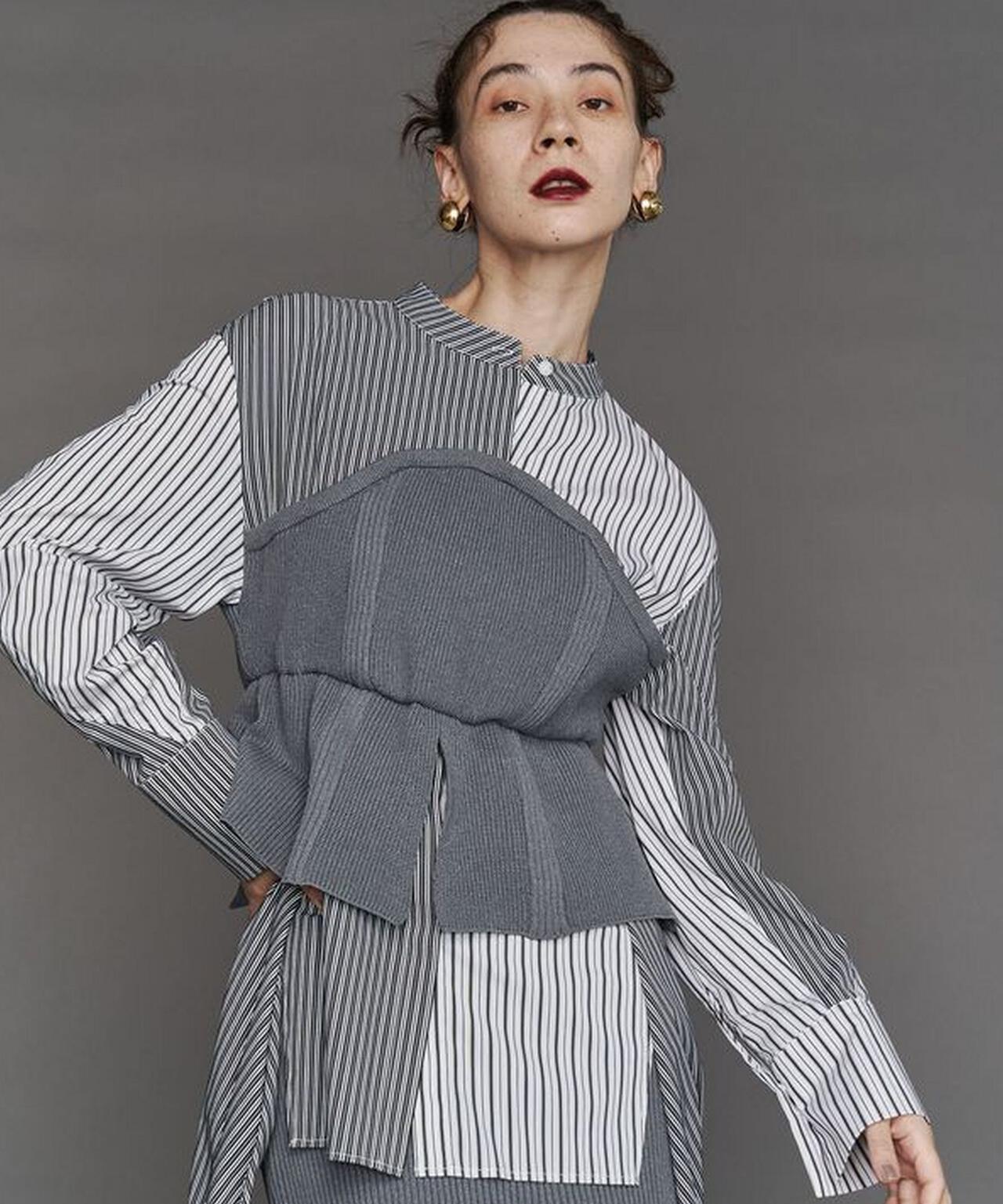 UN3D./アンスリード/KNIT BUSTIER DOCKING SH | ROYAL FLASH（ロイヤル