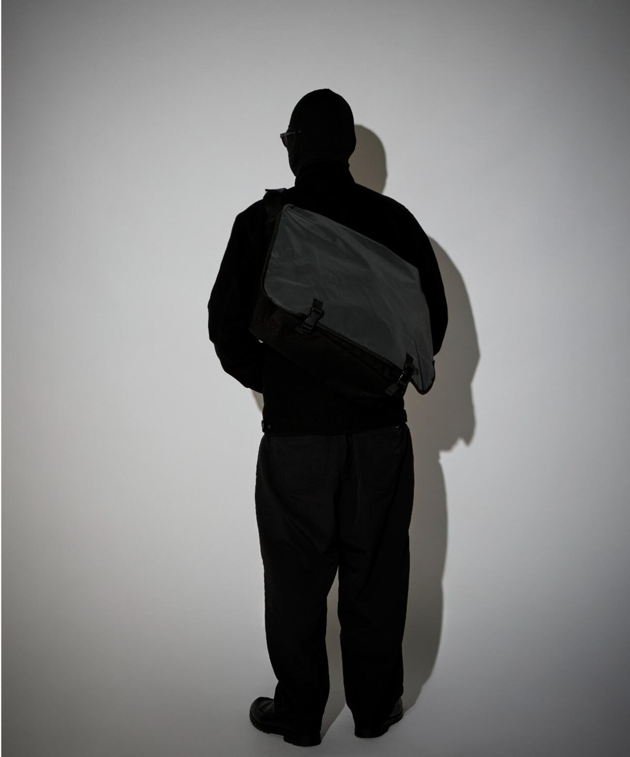 PACKING|パッキング|BLACK REFLECTIVE MESSENGER|リフレクター