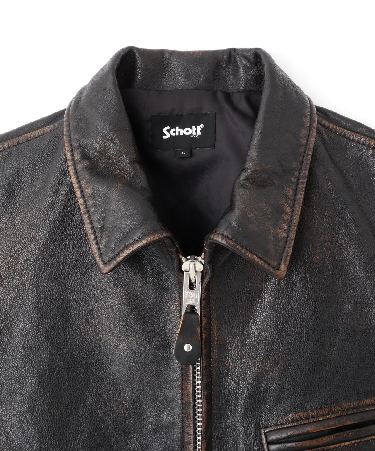 SPORTS LEATHER JACKET/スポーツレザー ジャケット | Schott（ショット