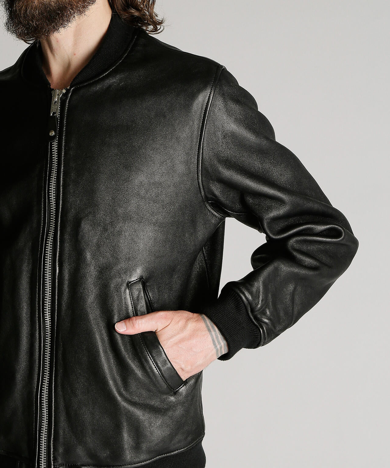 LEATHER JACKET BOWERY/レザージャケット バワリー MA-1 | Schott