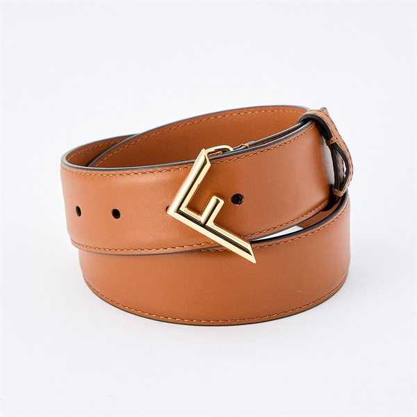 FENDI ロゴバックル ベルト 26/65 ブラウン レザー GP | MixTHINKS