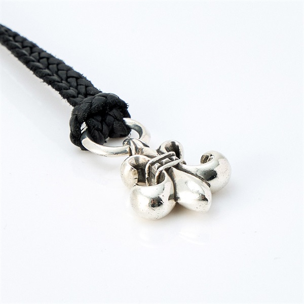 CHROME HEARTS BSフレア スクロールレザーブレード ネックレス