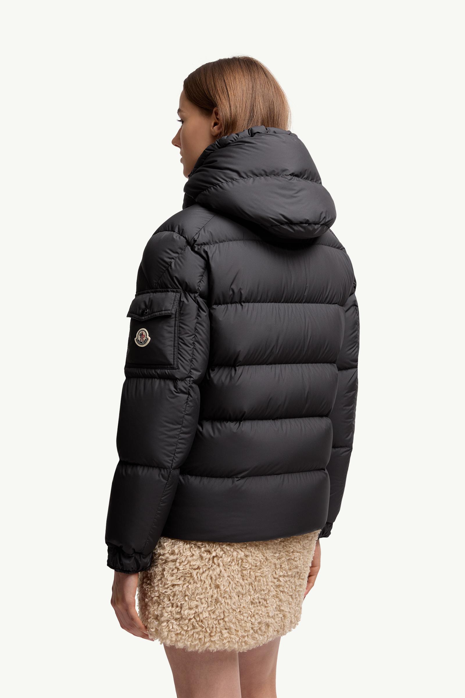 Black Moncler Maya 70 Hooded Short Down Jacket - Short Down