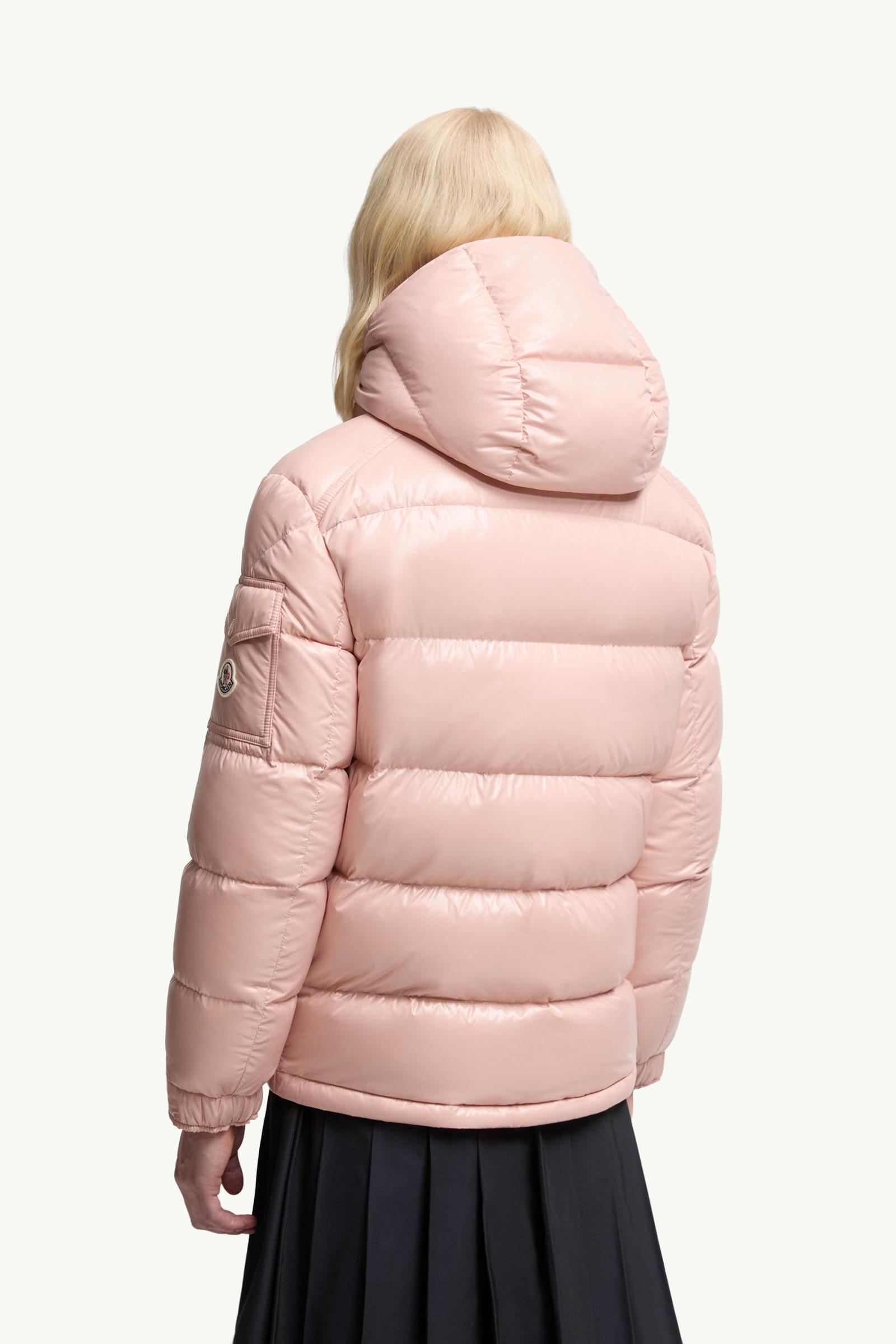 Pink Maire Hooded Short Down Jacket - Short Down Jackets for Women