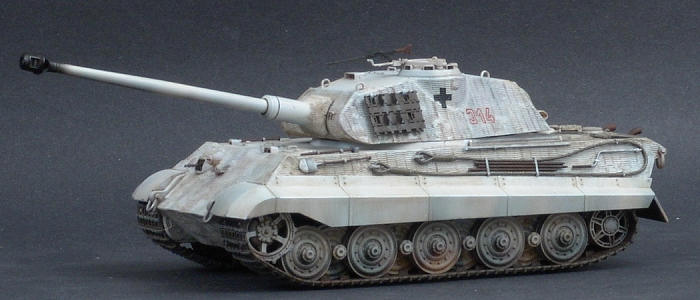 Tamiya 1/35 King Tiger w Porsche Turret, by Jeff Brundt