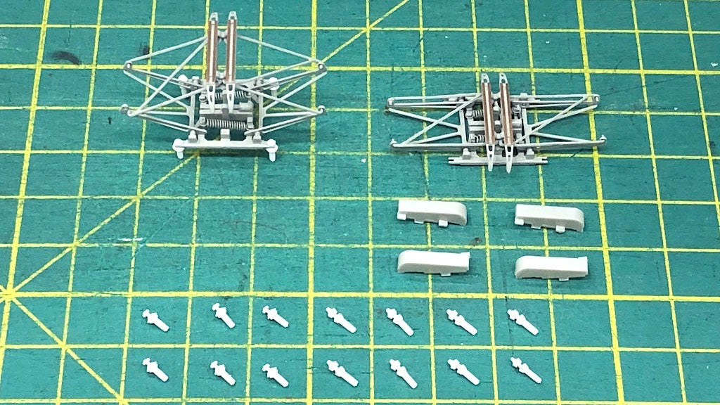 天賞堂 [69002] PS16形パンタグラフ（原形シュー） 2個セット（T