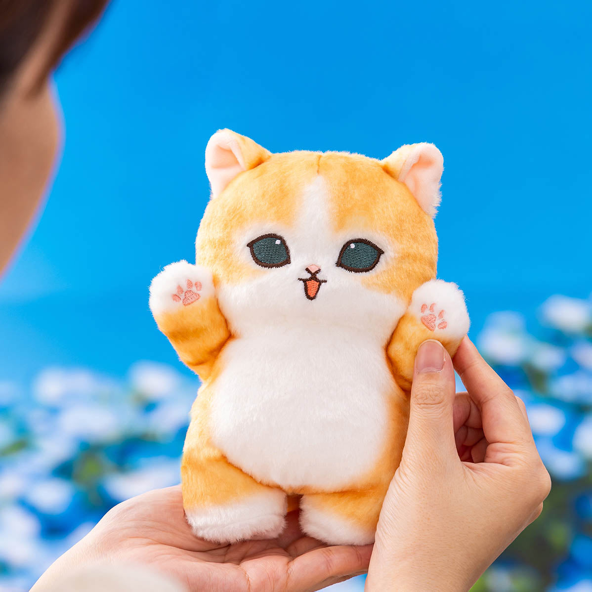 mofusand ひょっこり！立ちますにゃんぬいぐるみ(三毛猫) | mofusand