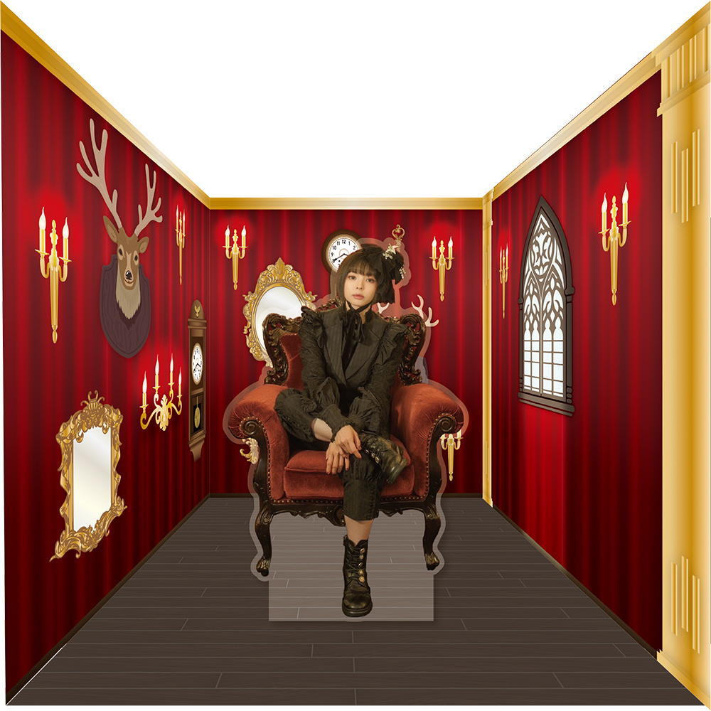 手のりもが《アクリルジオラマ》赤黒ゴシックver02 | 最上もが | 最上