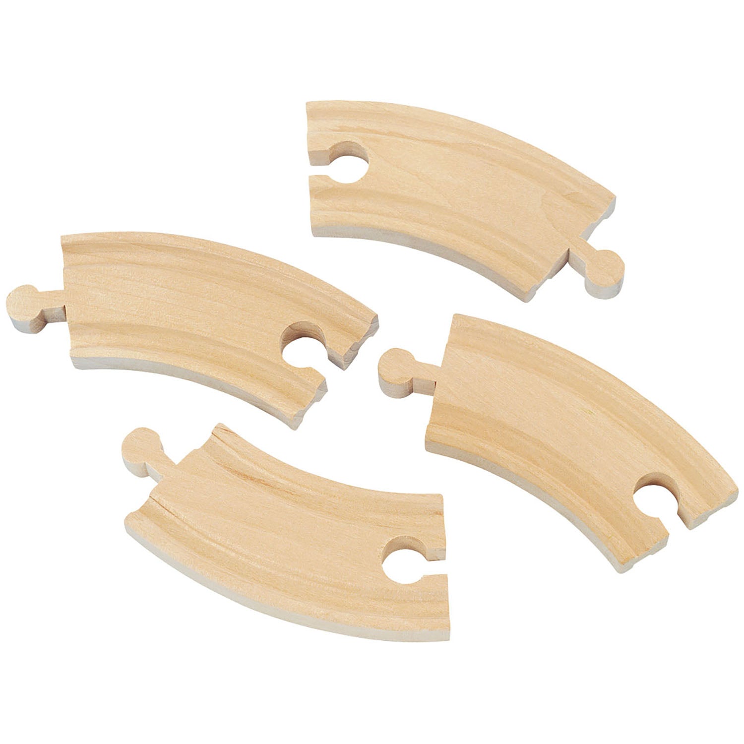 moku TRAIN 短い曲線レール4本セット