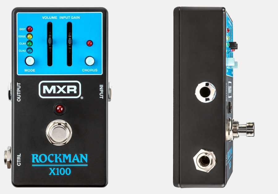 MXR® | ROCKMAN® X100™ ANALOG TONE PROCESSOR | MX100 | モリダイラ楽器