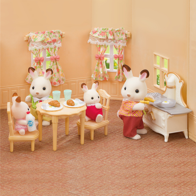 NEW ARRIVAL】赤い屋根の大きなお家 デラックス家具セット新発売