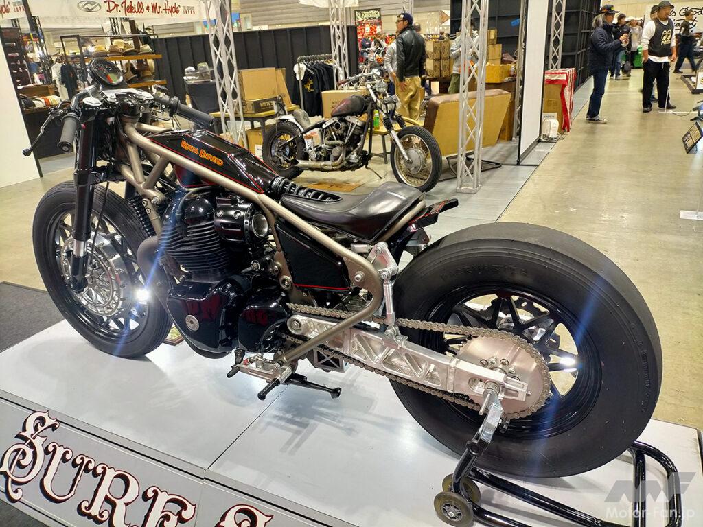 世界初公開！ ロイヤルエンフィールドのSHOTGUN 650がベース。ドラッグ