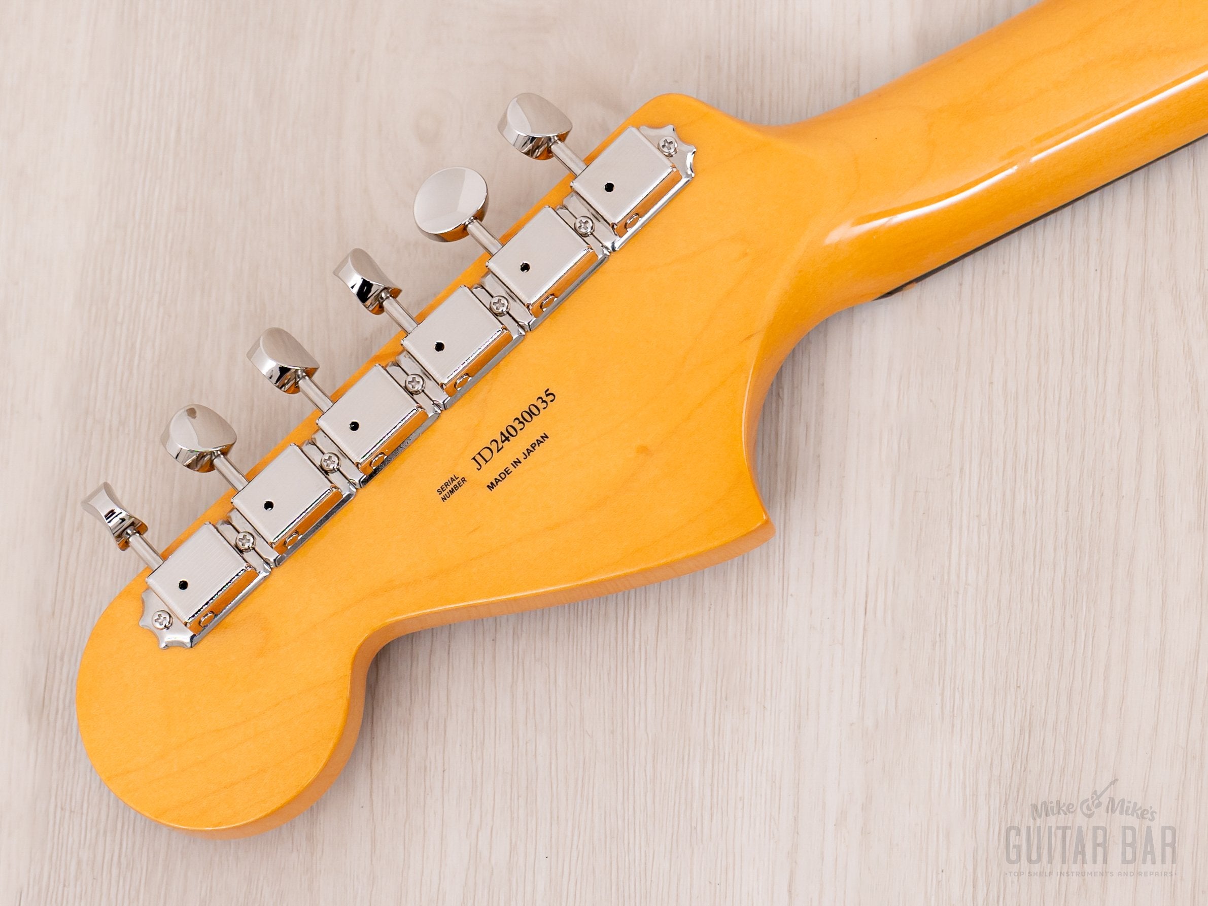 2024 Fender Traditional II 60s Jaguar Black w/ Gold Guard, Ishibashi F