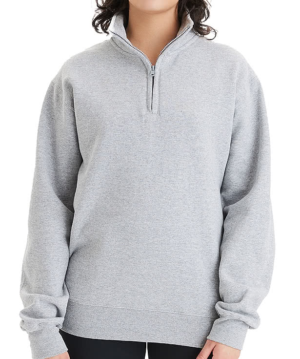 Custom Champion Powerblend Eco Midweight Quarter Zip Sweatshirt