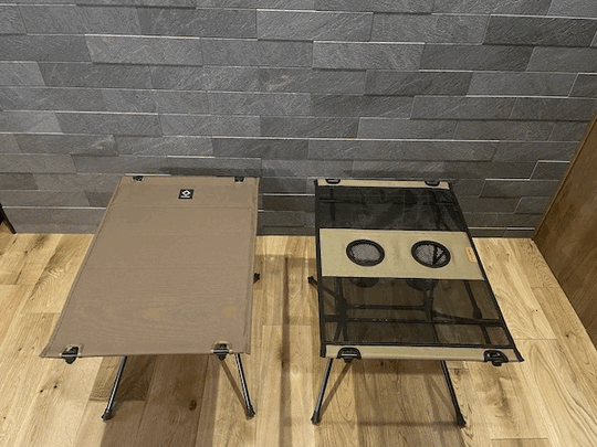 ヘリノックス テーブルワンにタクティカルテーブルM。類似品 互換性が