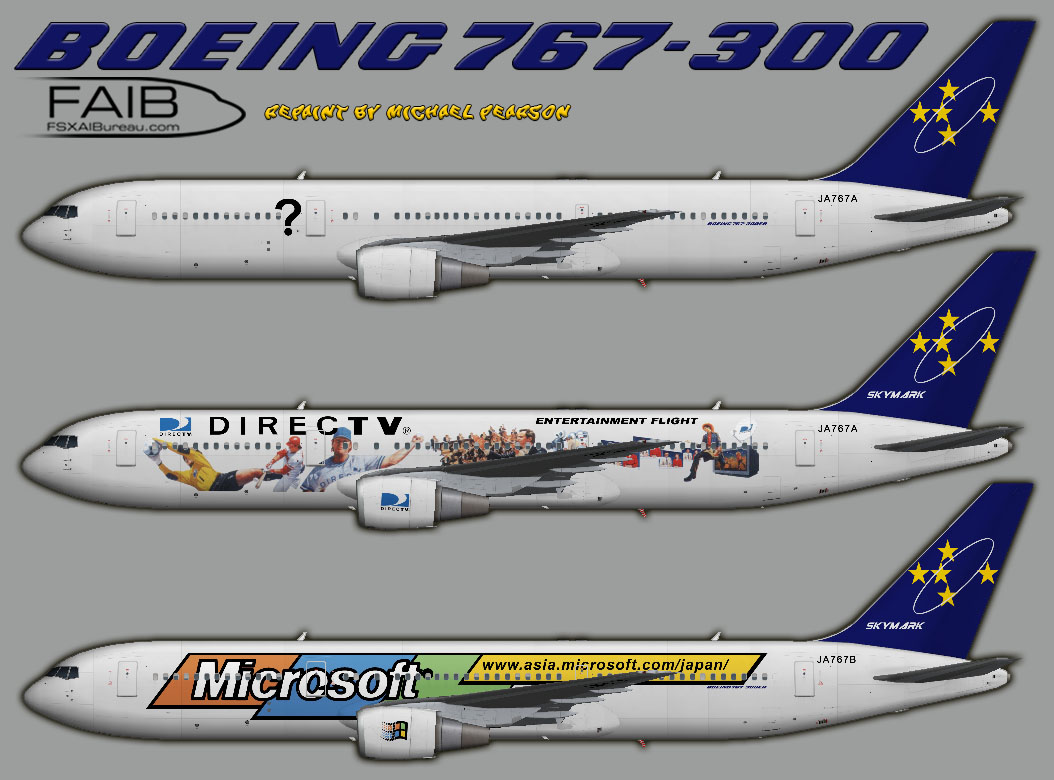 Skymark Airlines 767-300 – Mikey's Retro FS Corner