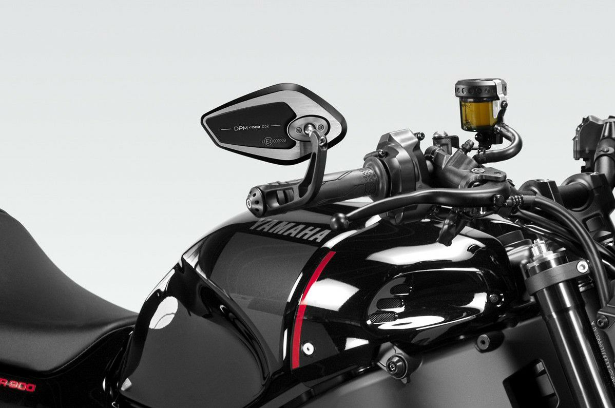 XSR900 22- バーエンドミラー SS EVO ブラック Eマーク付き DPM