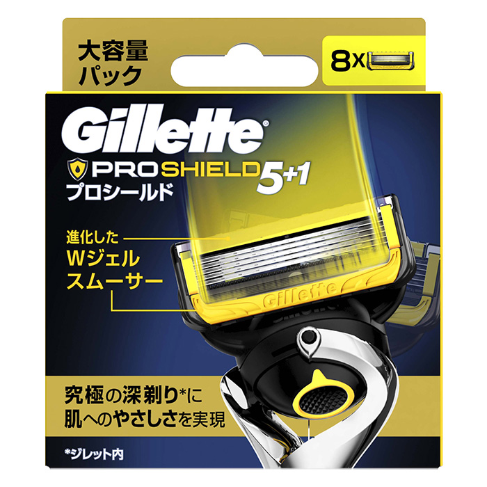 Gilletteジレット プロシールド 替刃8B ｜ ミスターマックスオンライン