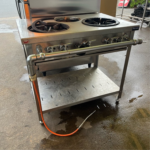 マルゼン 3口ガステーブル MGT-096DS 2017年製 LPガス用 買取させて