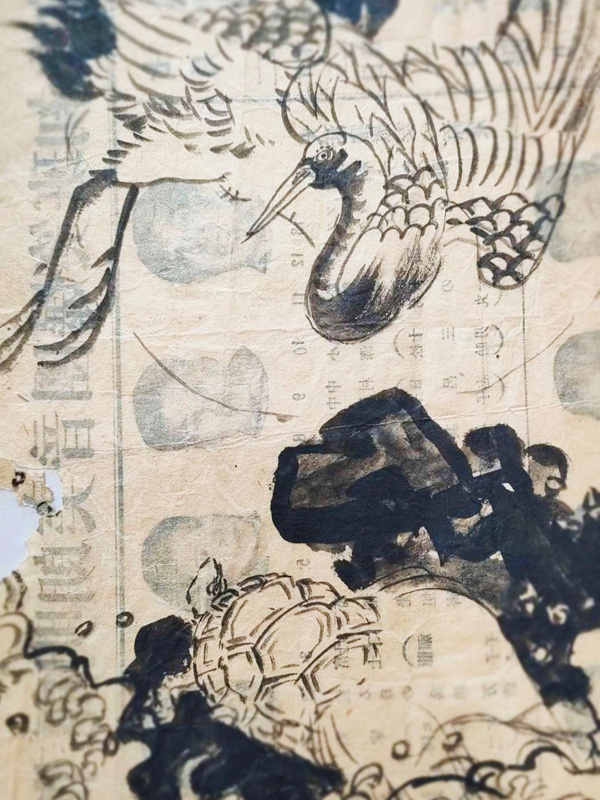 鶴亀図の由来 | 長寿・吉祥を願う伝統文様 | いわき絵のぼり吉田