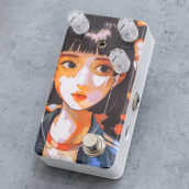 ANIMALS PEDAL Custom Illustrated / IOFTDF might #01 Three Foxes