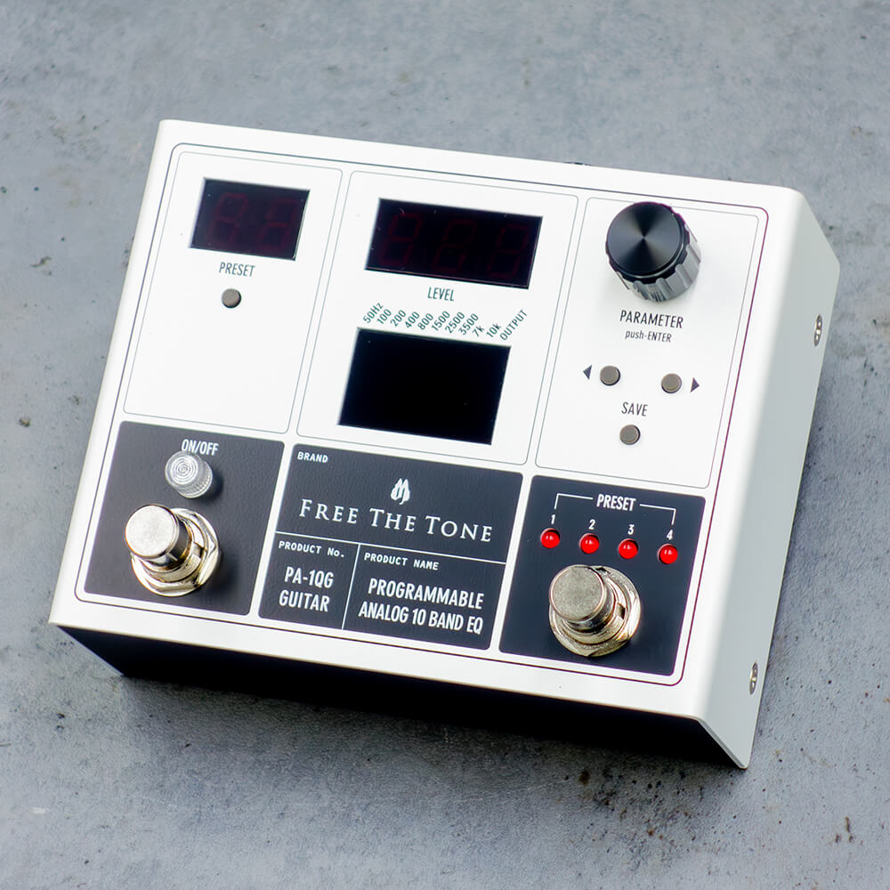 Free The Tone PA-1QG (Guitar) [PROGRAMMABLE ANALOG 10 BAND EQ
