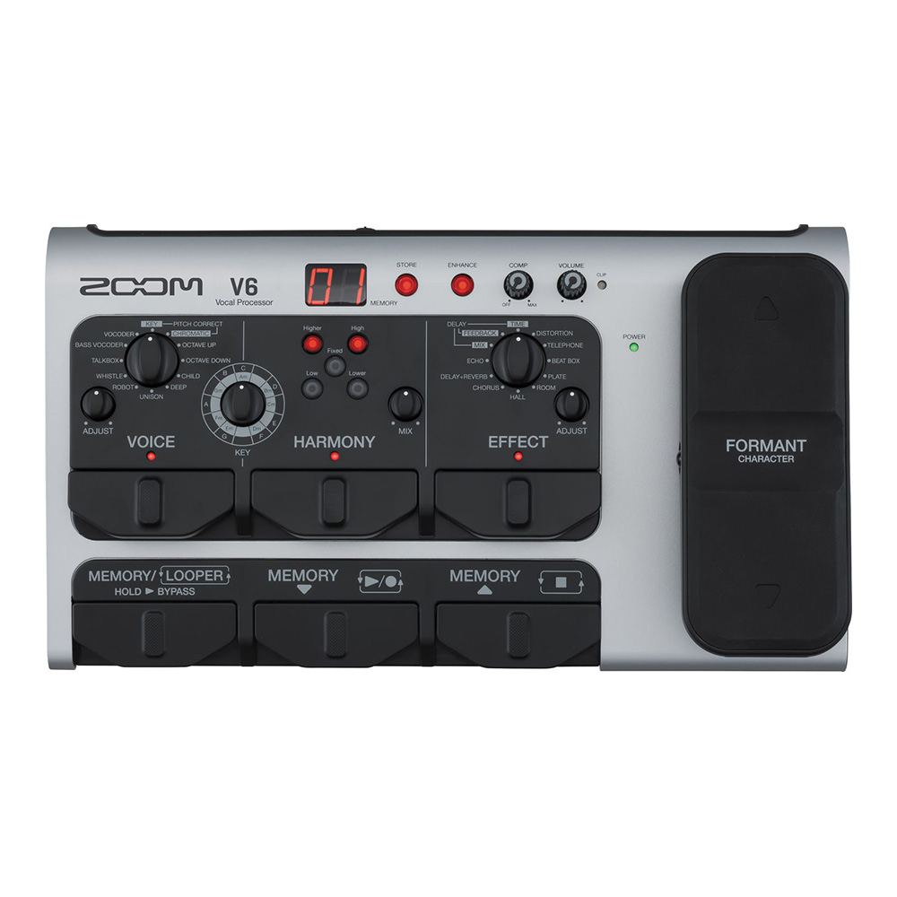 ZOOM V6 All-in-One Vocal Processor｜ミュージックランドKEY