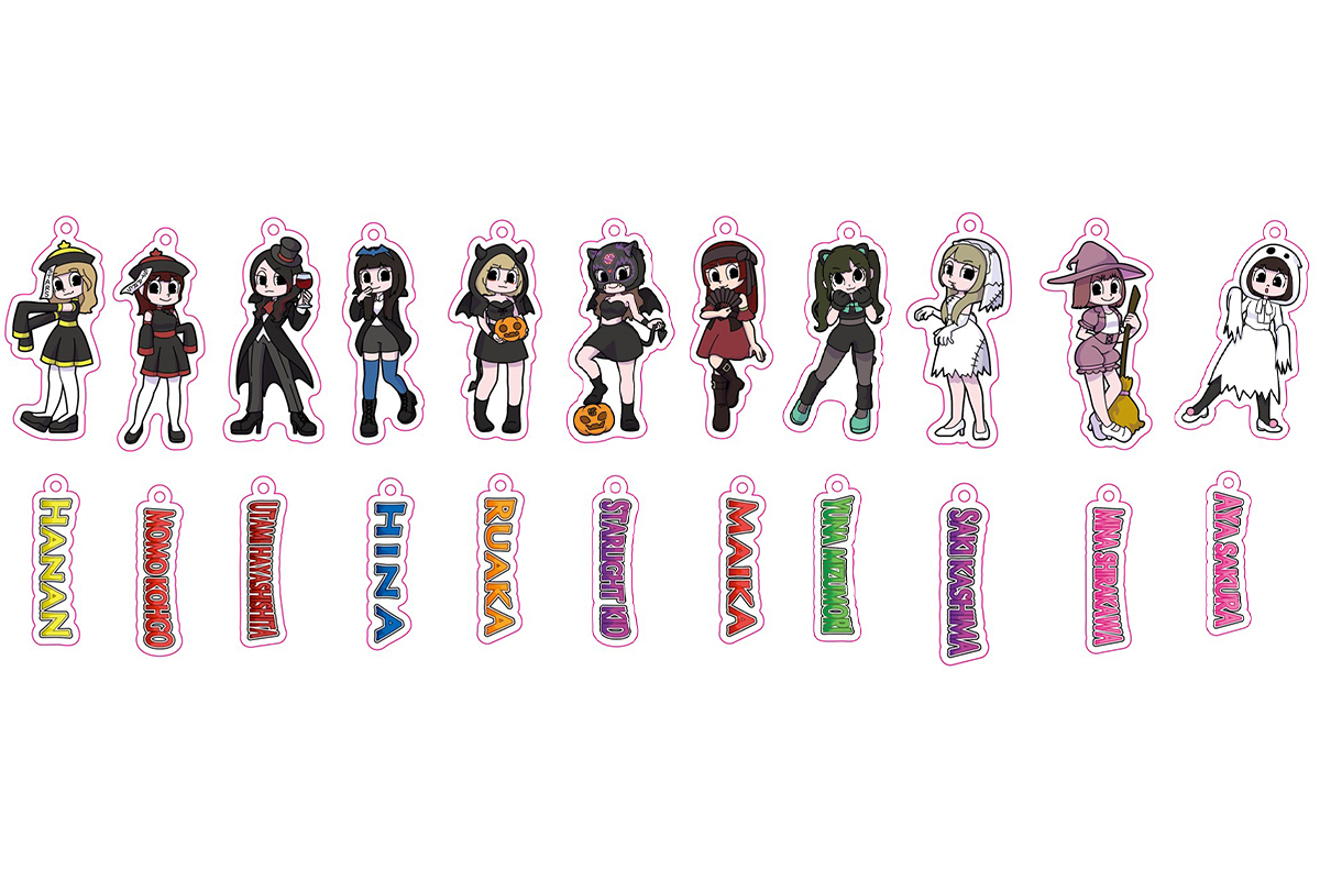STARDOM ハロウィンイラスト ランダムアクリルキーホルダー C | My STARDOM