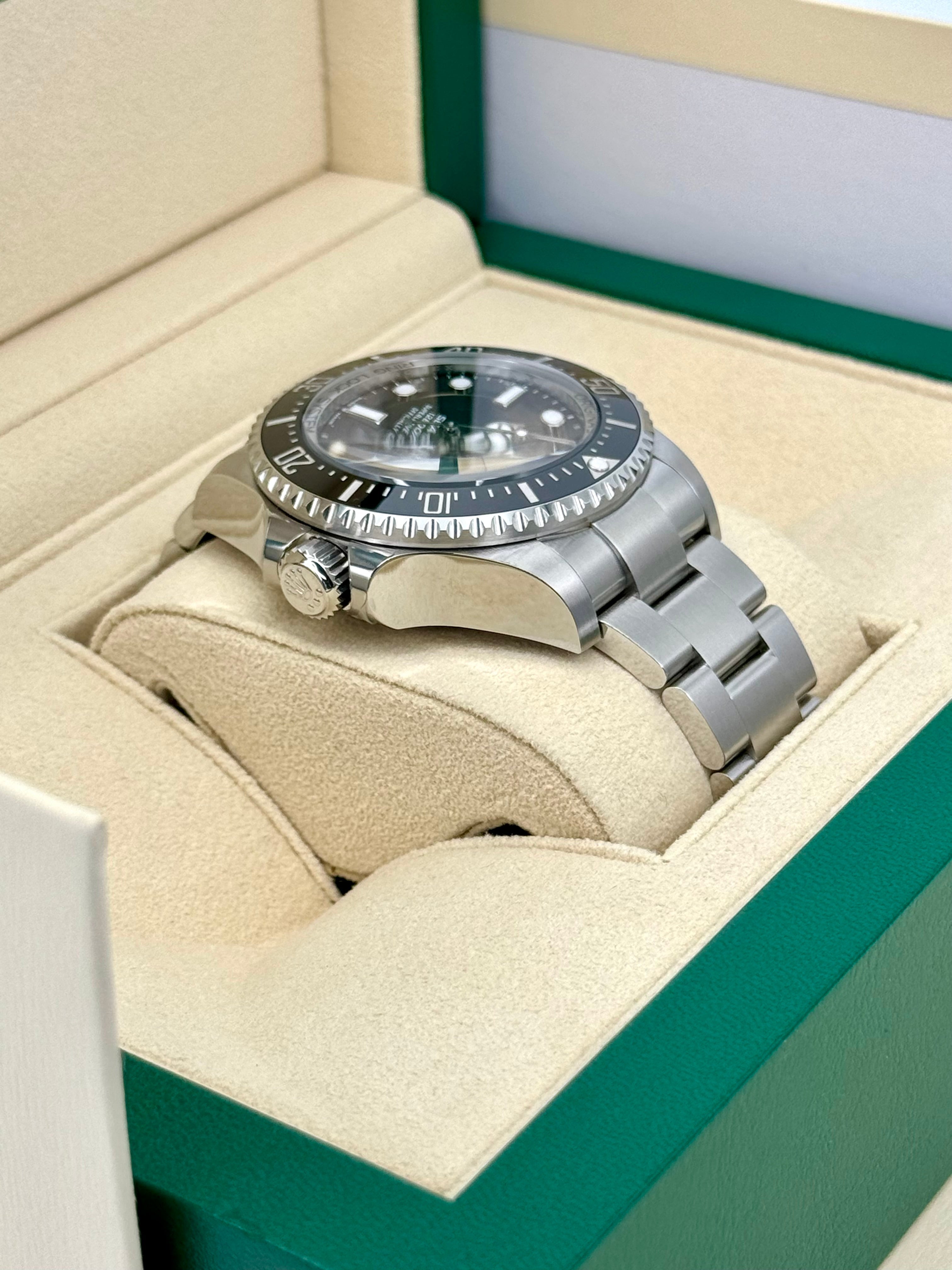 NEW 2024 Rolex Deepsea 44mm 136660 Stainless Steel Black Dial