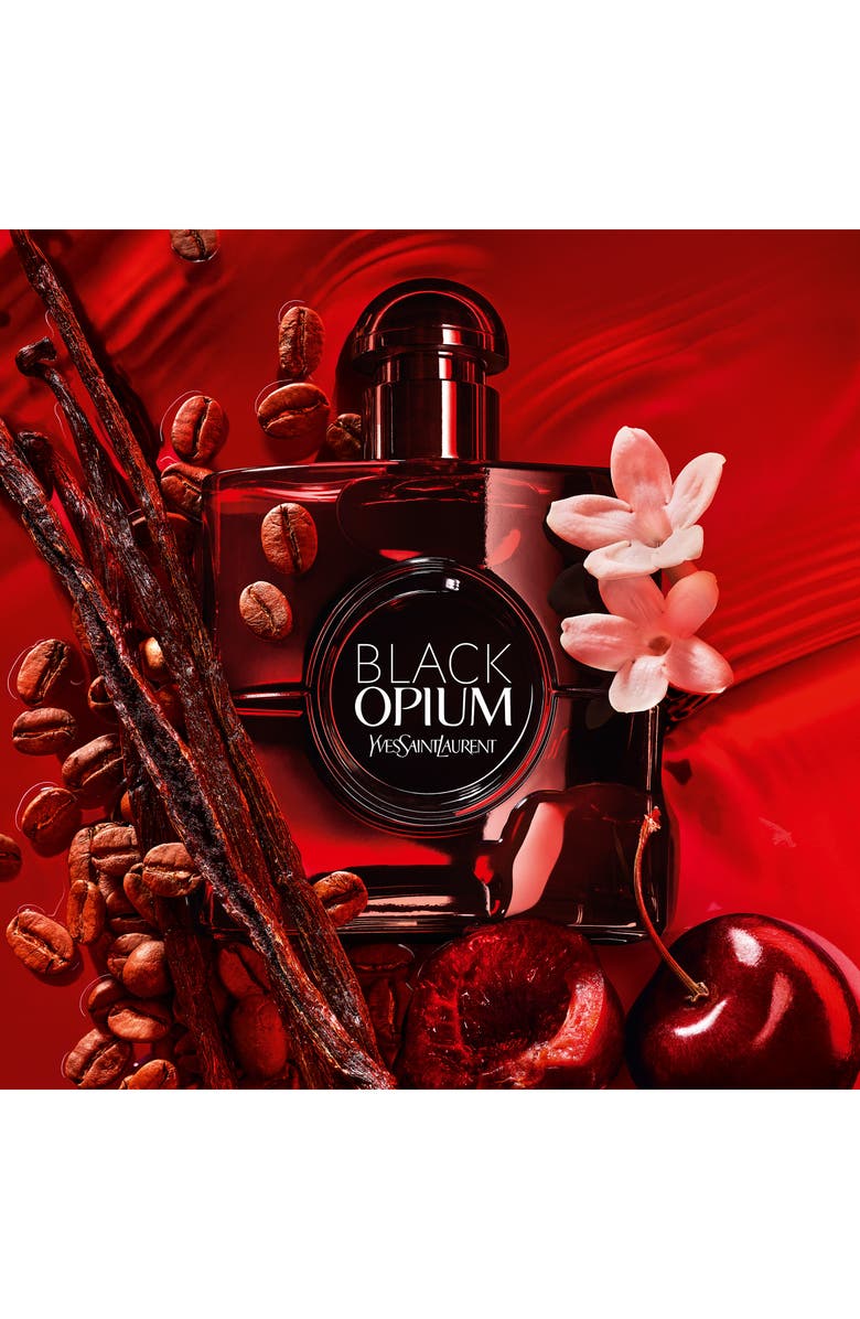Yves Saint Laurent Black Opium Eau de Parfum Over Red | Nordstrom