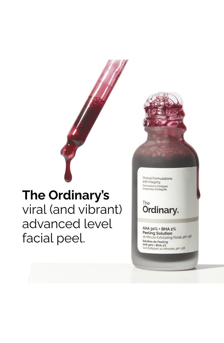 The Ordinary AHA 30% + BHA 2% High-Strength Peeling Solution for