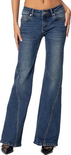 EDIKTED Colton Low Rise Bootcut Jeans | Nordstrom