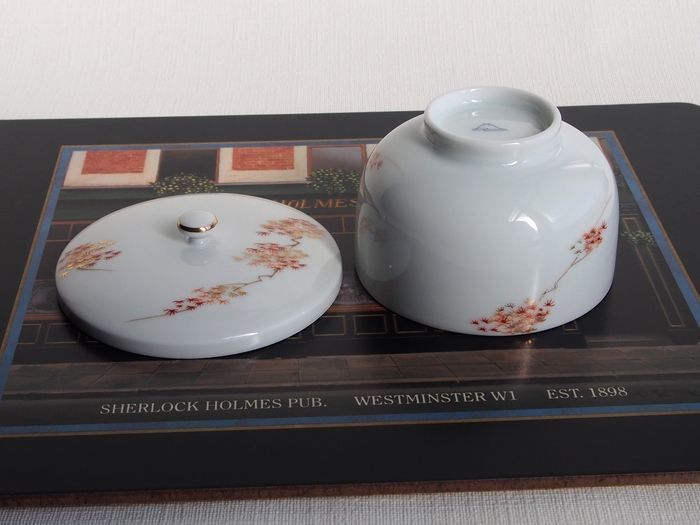 SHOP偶然と必然の間 深川製磁 蓋付湯呑（4）紅葉