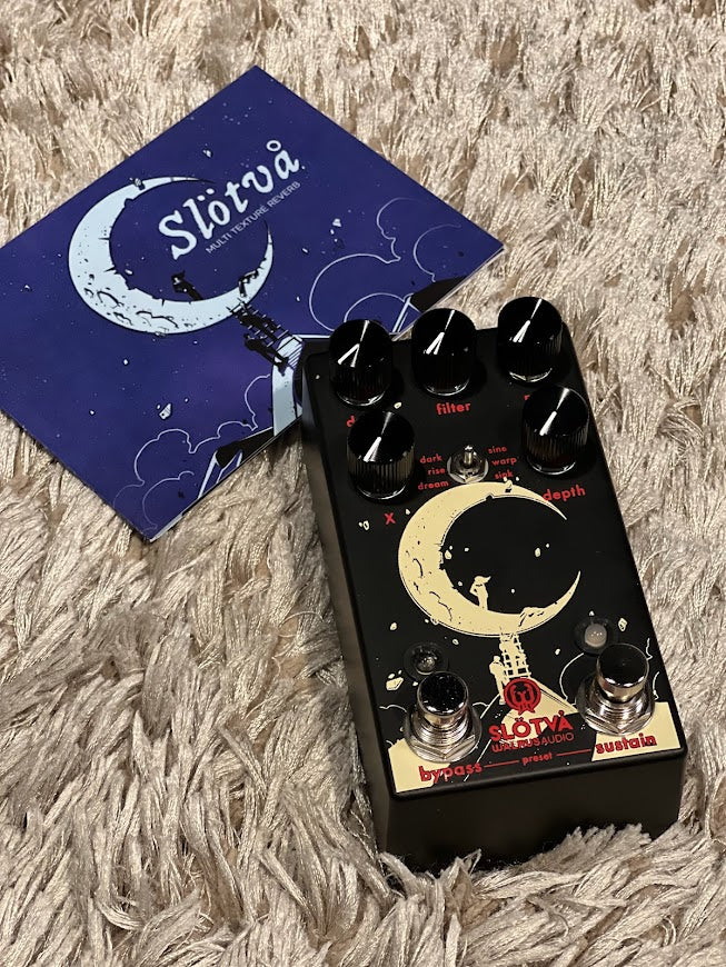 Walrus Audio Slotva Reverb Guitar Effects Pedal, Obsidian Series
