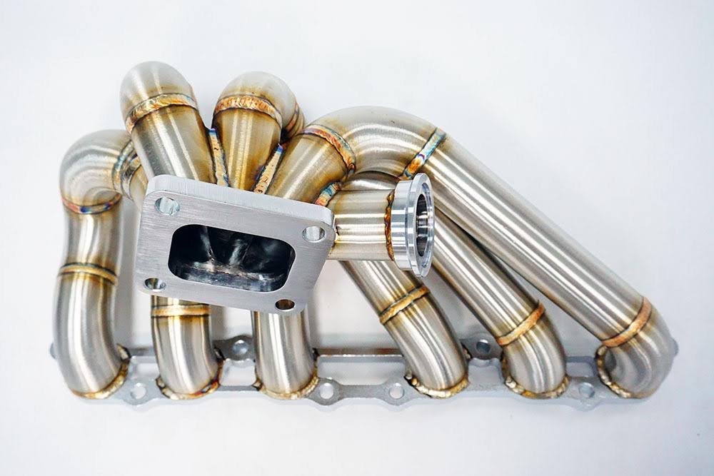 2JZ-GE T4フランジ(シングルポート)上置き エキマニ 44mmウエスト