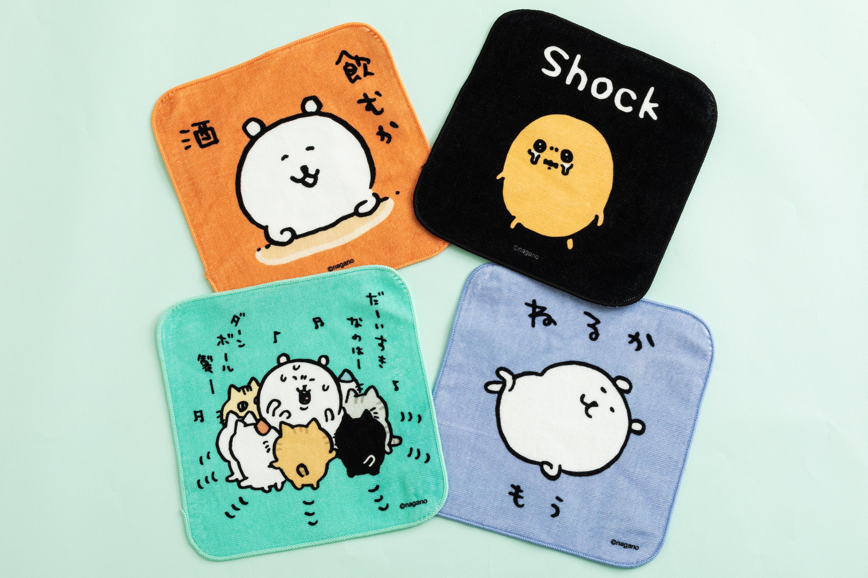 もぐらコロッケ ハンドタオル（ショック） | ナガノキャラクターズ公式