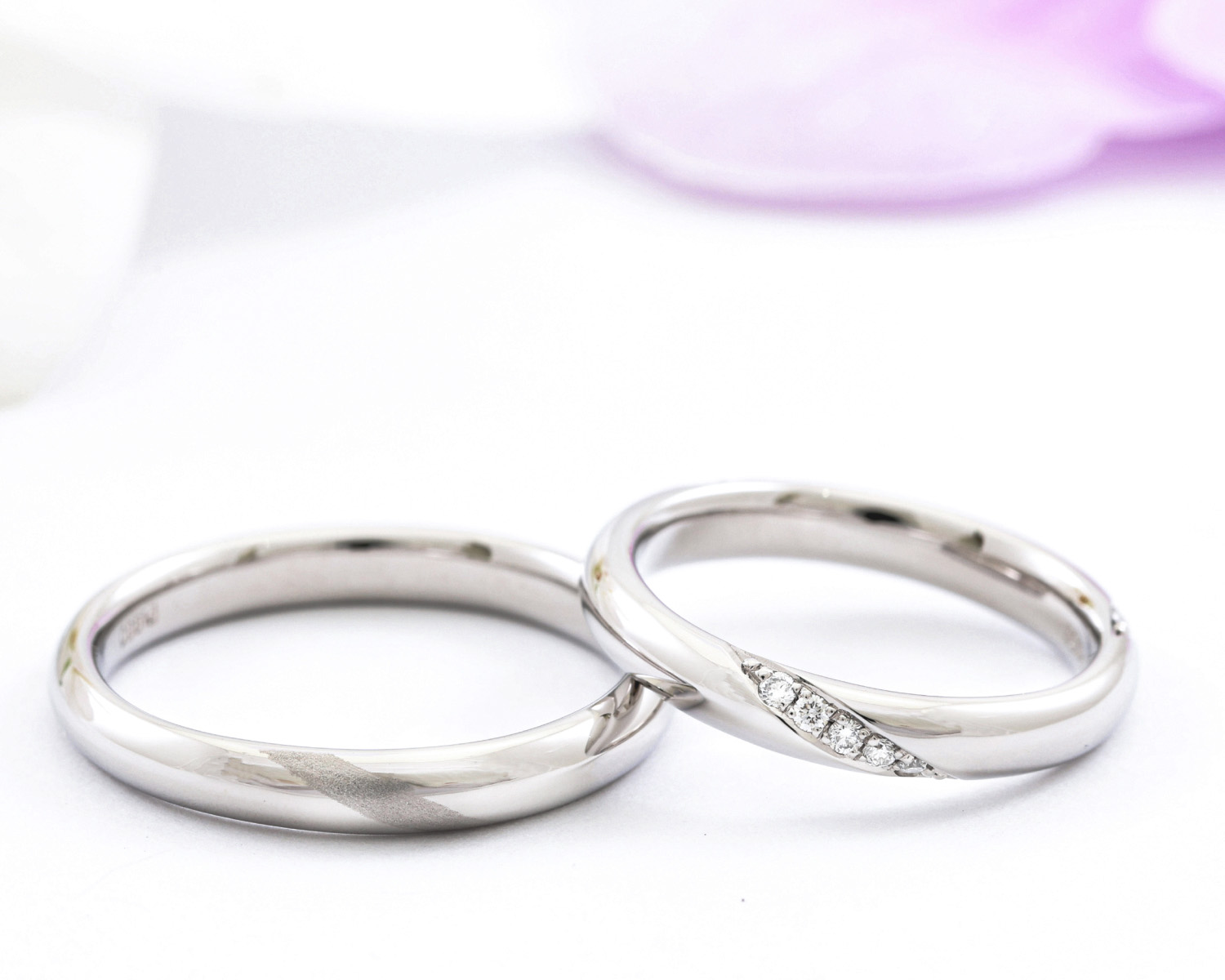 ピュアライン・ネオ | 大阪・心斎橋のダイヤ入り結婚指輪がお安い 仲庭