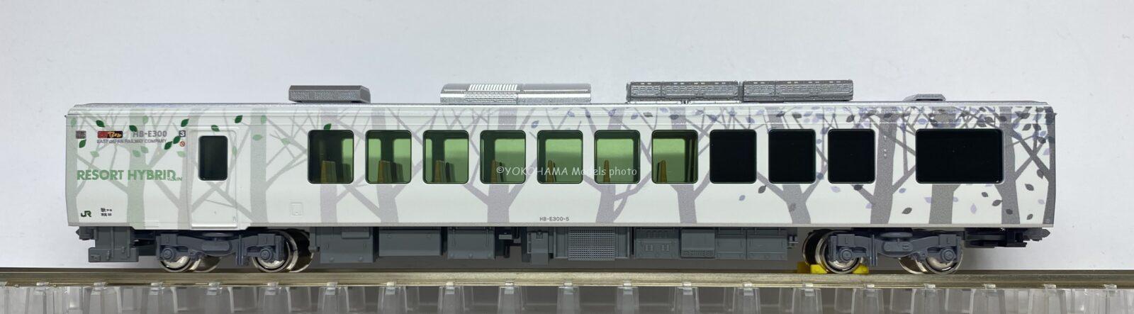 HB-E300系「リゾートしらかみ」橅編成（リニューアル版）の入線です