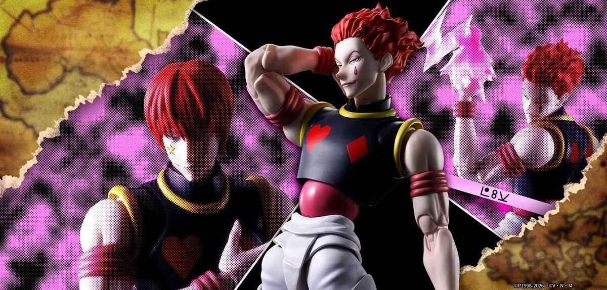 HUNTER×HUNTER』天空闘技場編のヒソカがS.H.Figuartsに登場!伸縮自在の