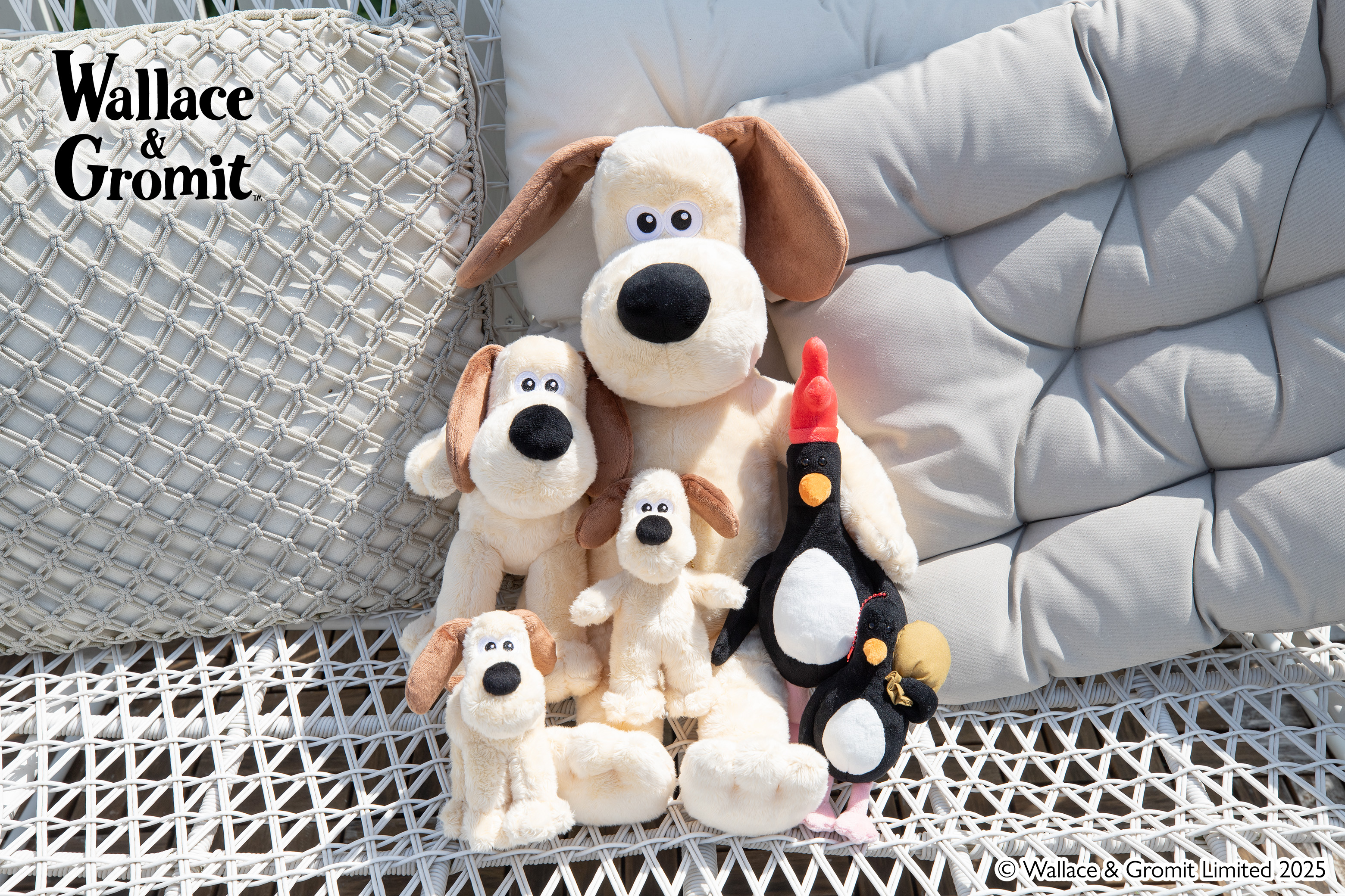 ウォレスとグルミット』の「グルミット」と「フェザー・マッグロウ」の