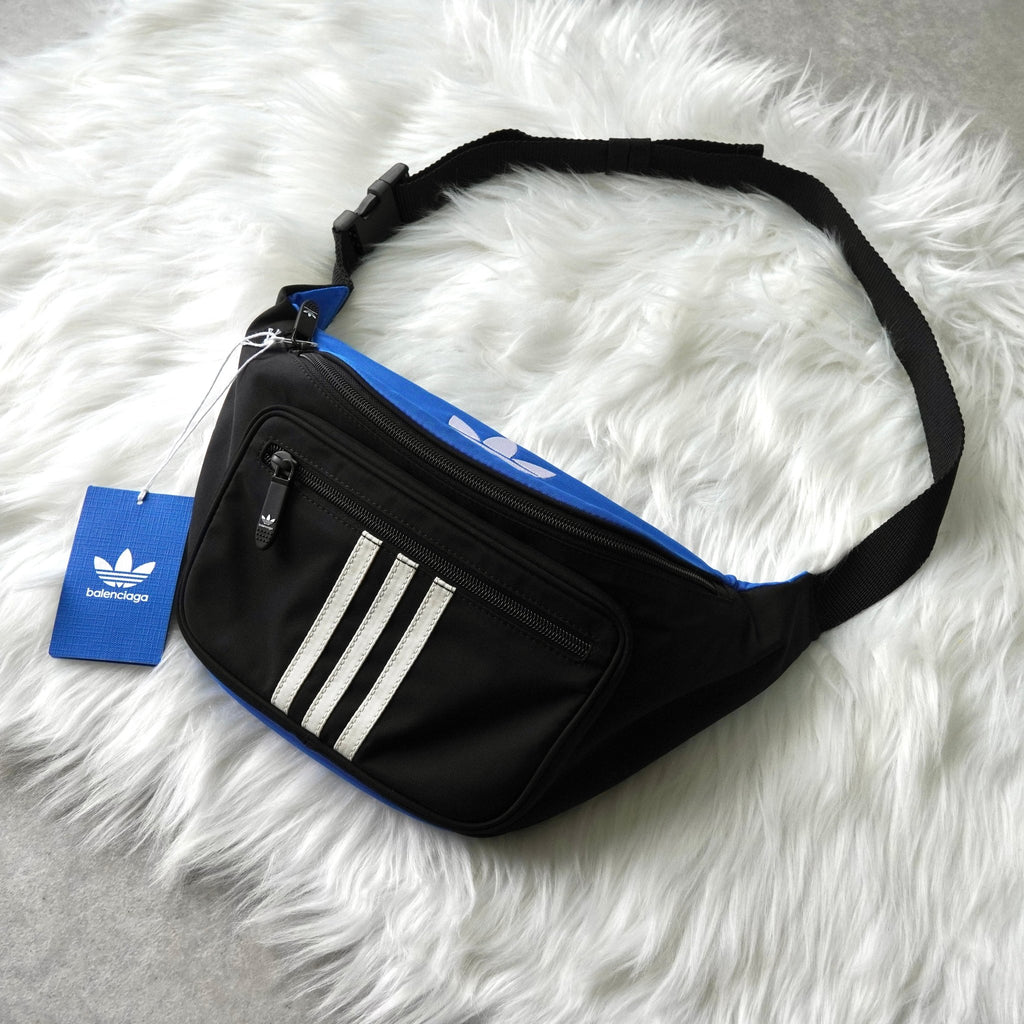 バレンシアガ アディダスコラボ トレフォイルロゴ ナイロン ウエスト