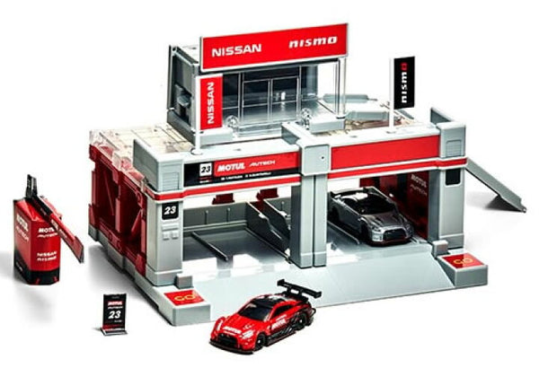 TOMICA NISSAN RACING TEAM NISMO PIT. event limited version