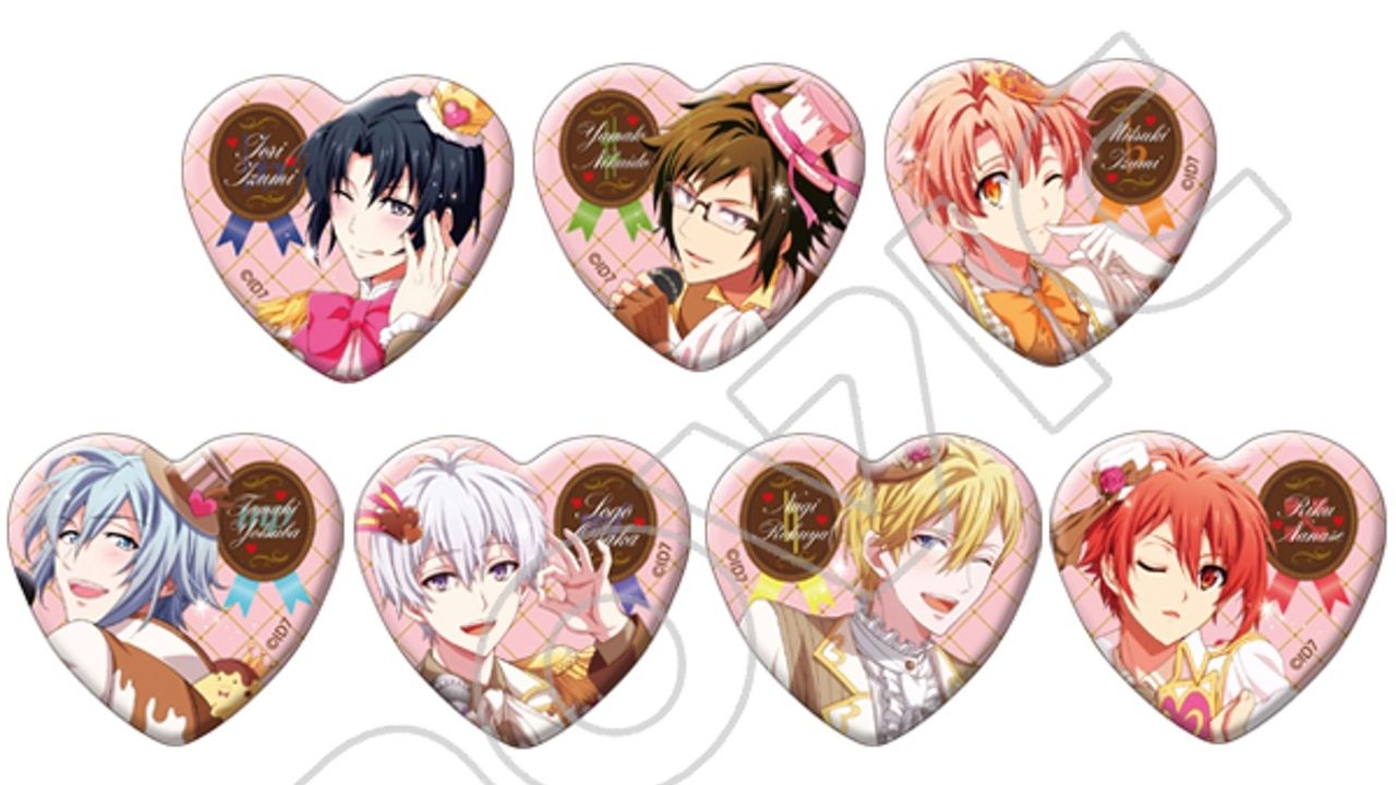 アイナナ 和泉 三月 ホワイトデー ハート 缶バ ハート缶 缶バッジ