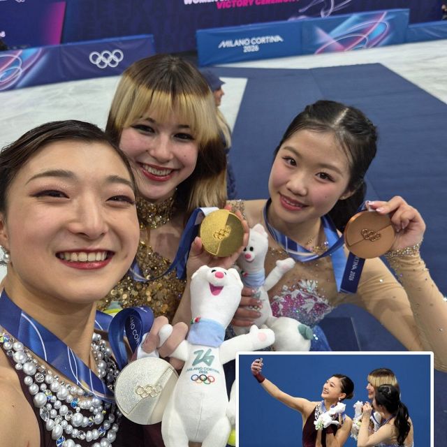 モーグル上村愛子さん、銀＆銅獲得の堀島行真と〝2ショット〟「46歳と