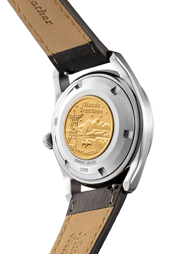 SUPER ANTARCTIC BLACK WHITE LUMINOVA - 35mm – Nivada Grenchen