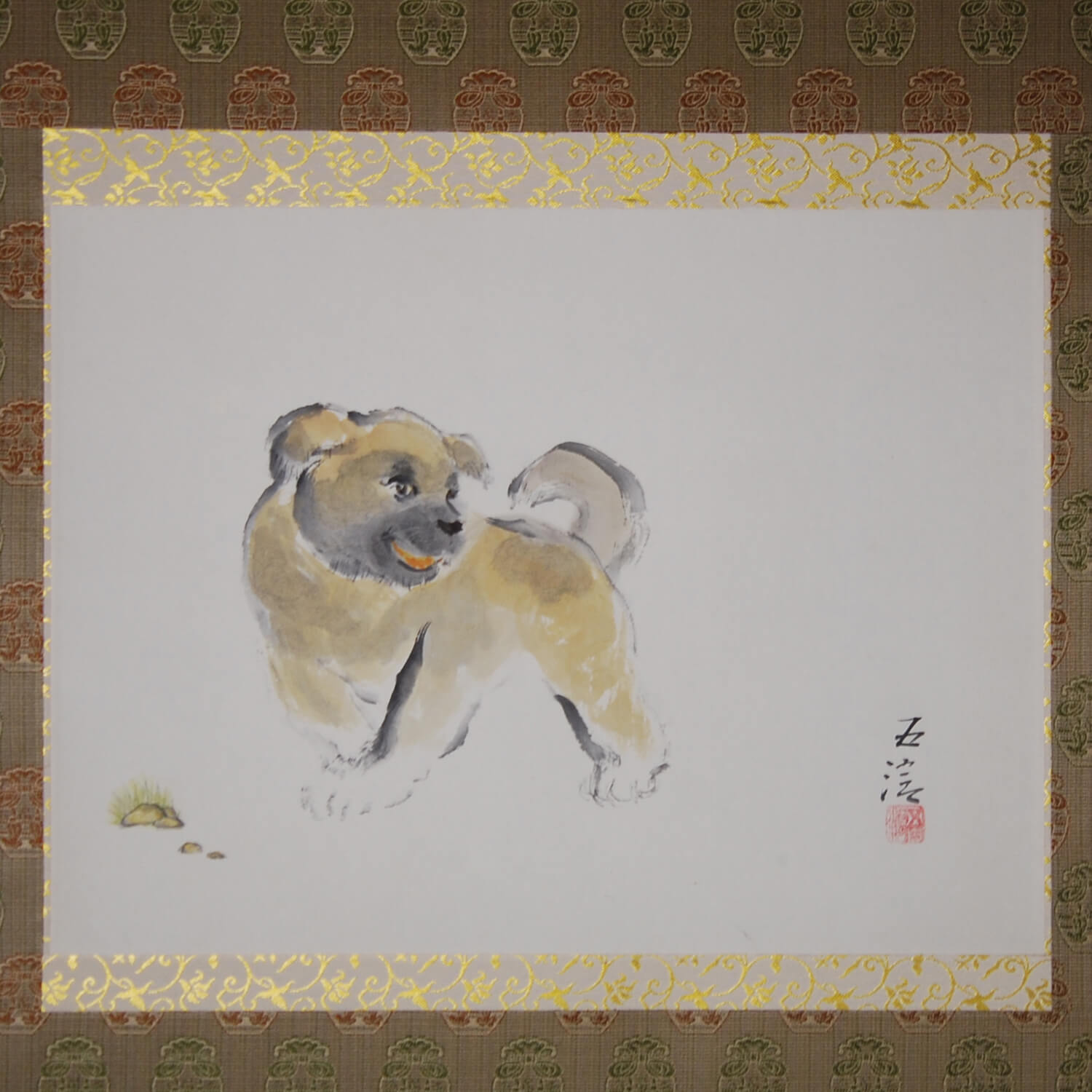小林五浪 / 仔犬 | 掛軸 - 野村美術
