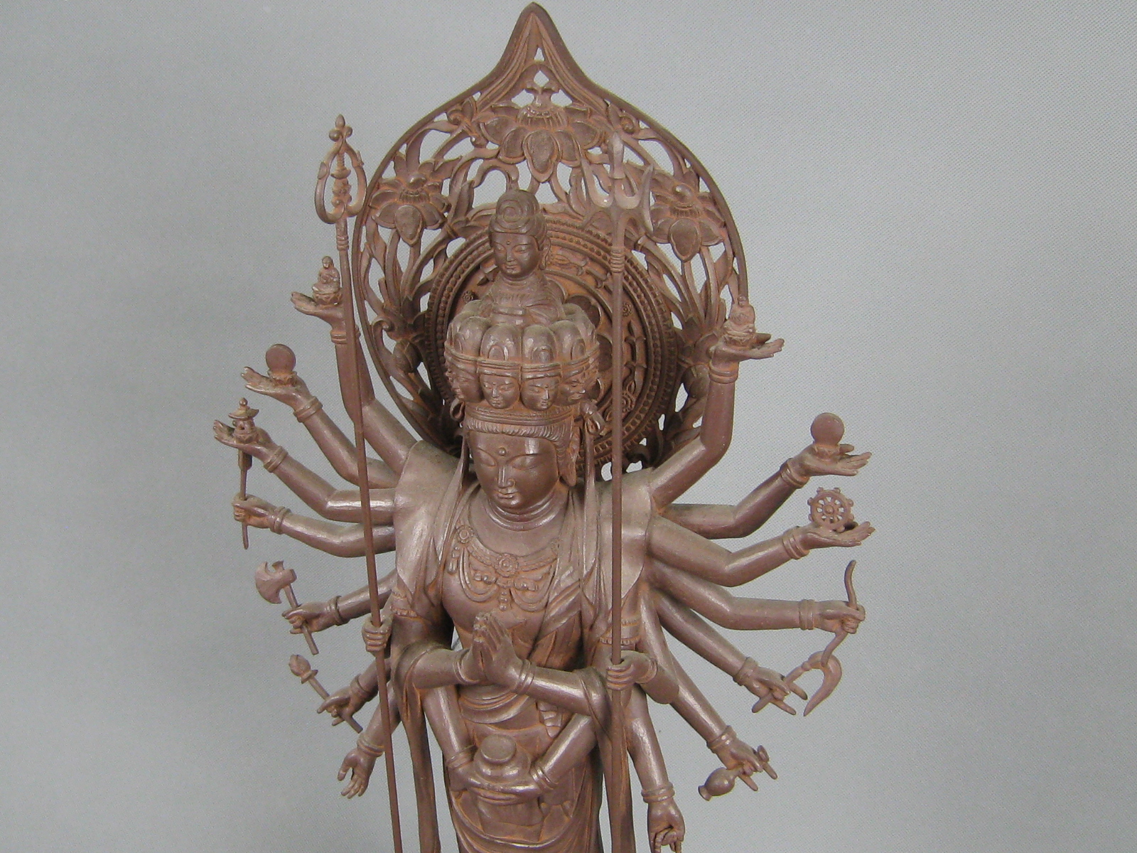 先崎栄伸作 千手観音 ブロンズ像 | のみの市