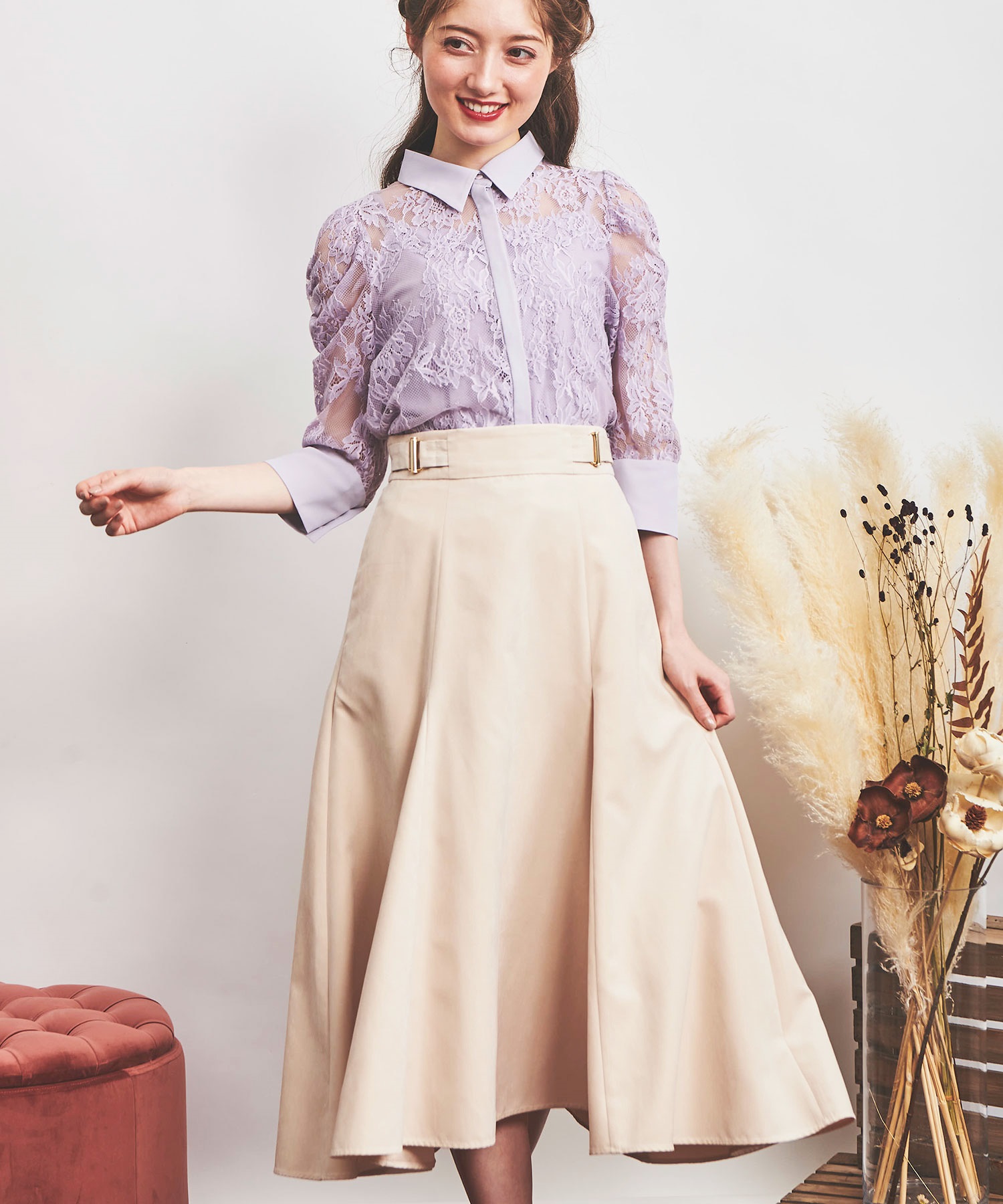 スエードライクスカート | フレアスカート | NOELA OFFICIAL WEB STORE