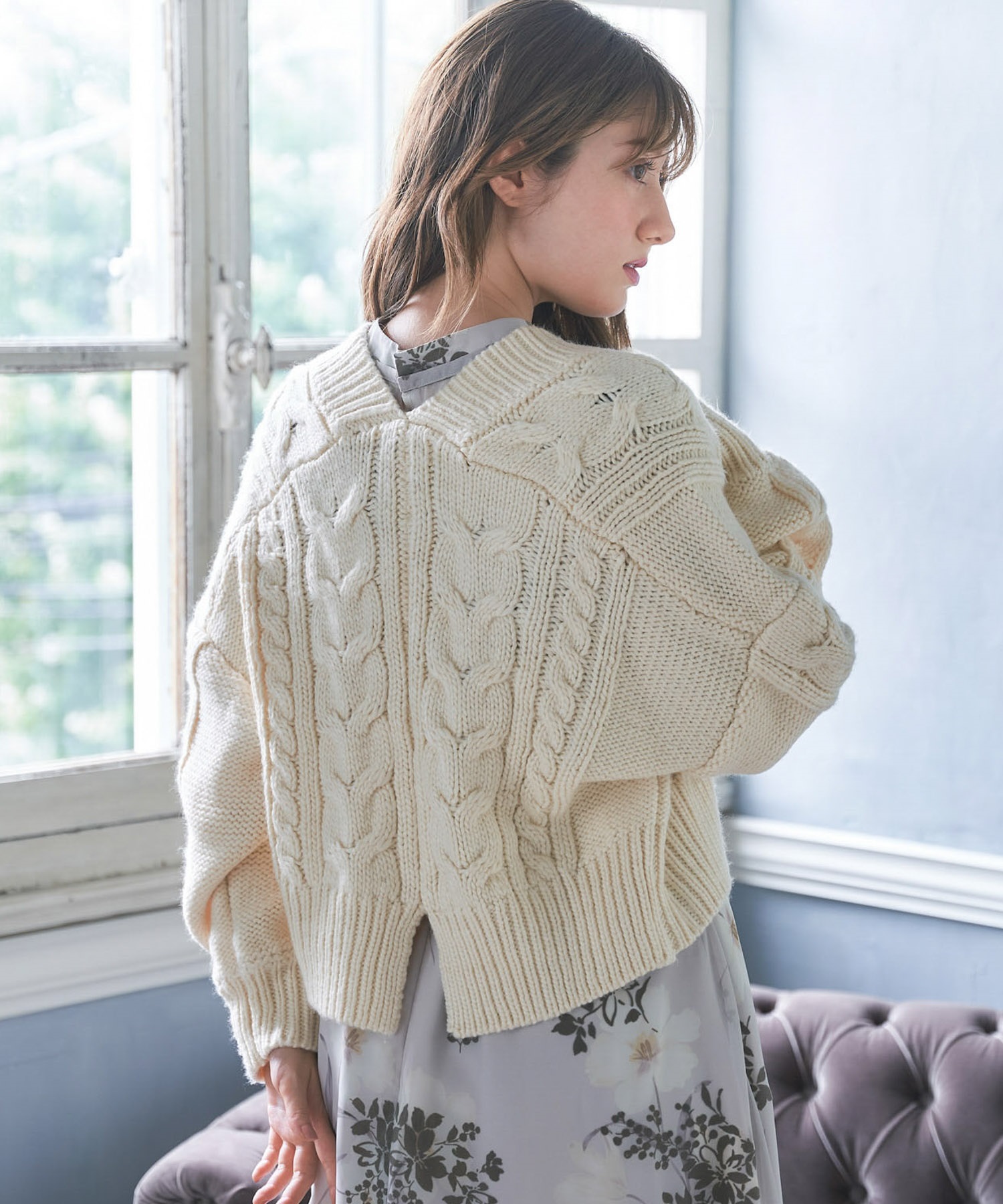 ケーブル編カーディガン | カーディガン | NOELA OFFICIAL WEB STORE