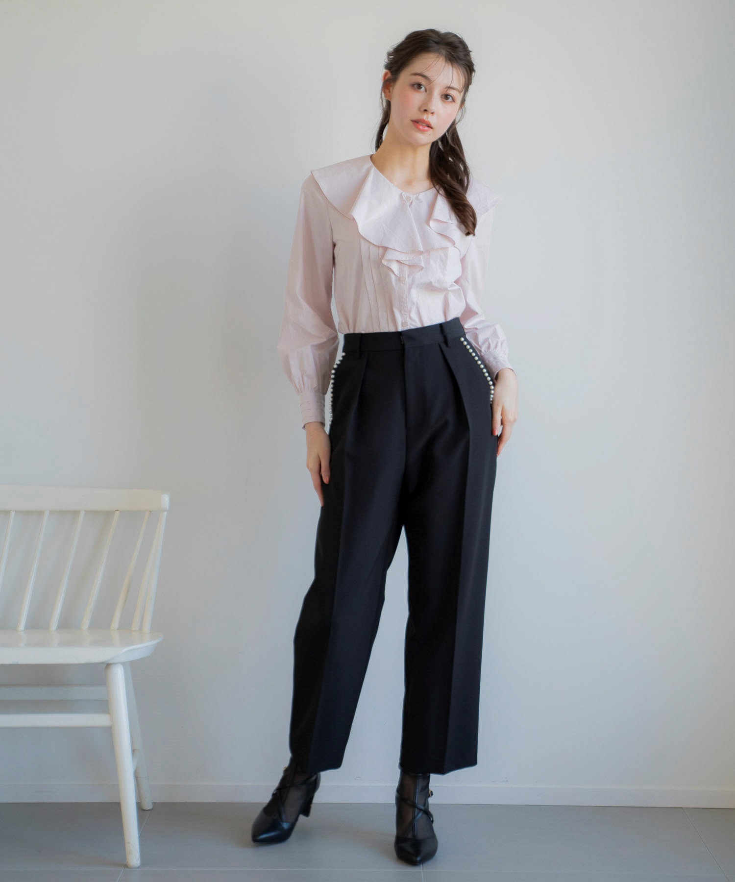 フリルタックブラウス | シャツ・ブラウス | NOELA OFFICIAL WEB STORE